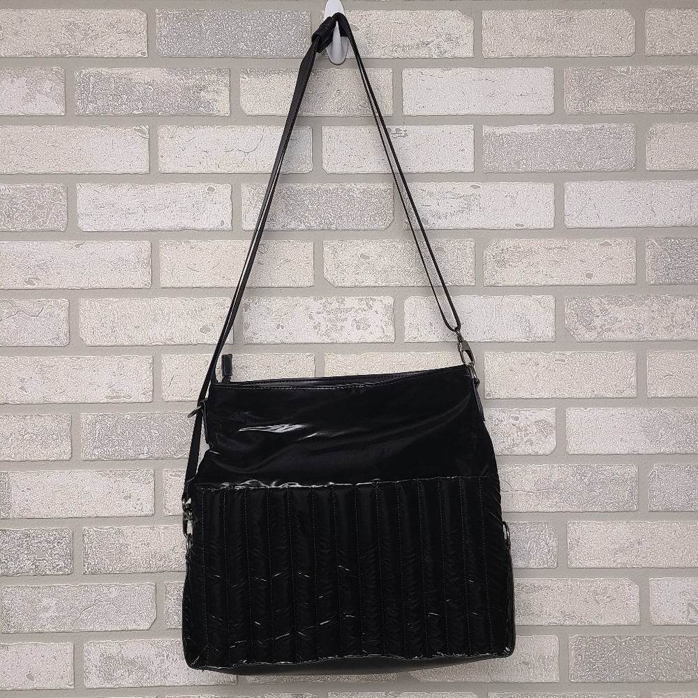 Sondra Roberts Puffer Shoulder Bag Black